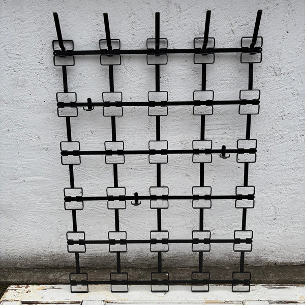 Vintage Mid Century Modern Geometrische 3D Wandgarderobe