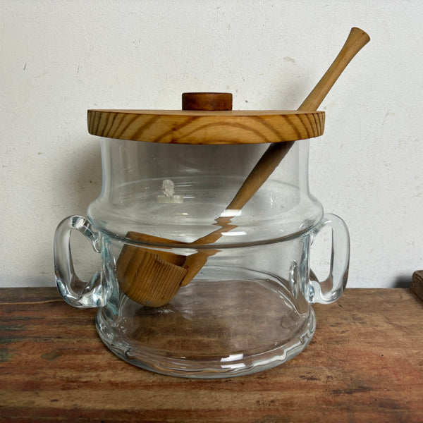 Vintage Bowle Service Ingrid Glas für 6 Personen