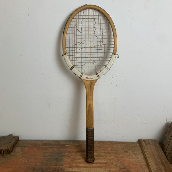 Vintage Holz Tennisschläger Dunlop