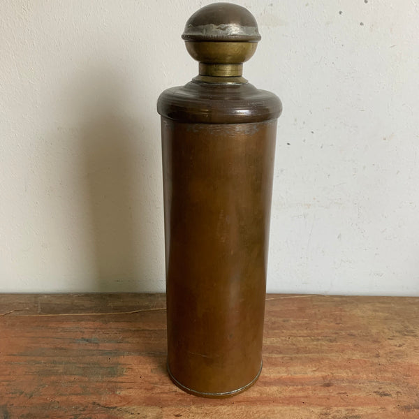 Antike Kupfer Wärmflasche