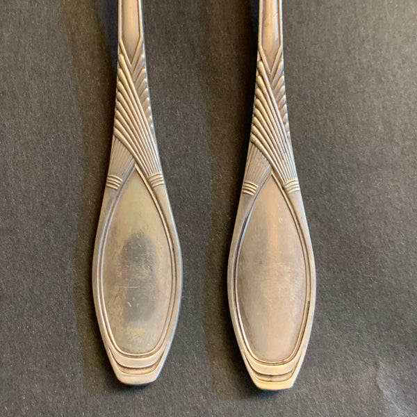 24 Teile Art Deco Fischbesteck 800er Silber