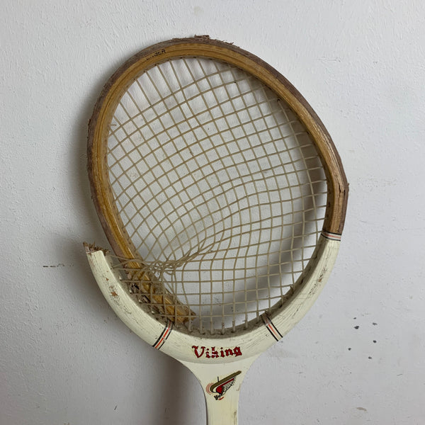 Vintage Holz Tennisschläger Viking