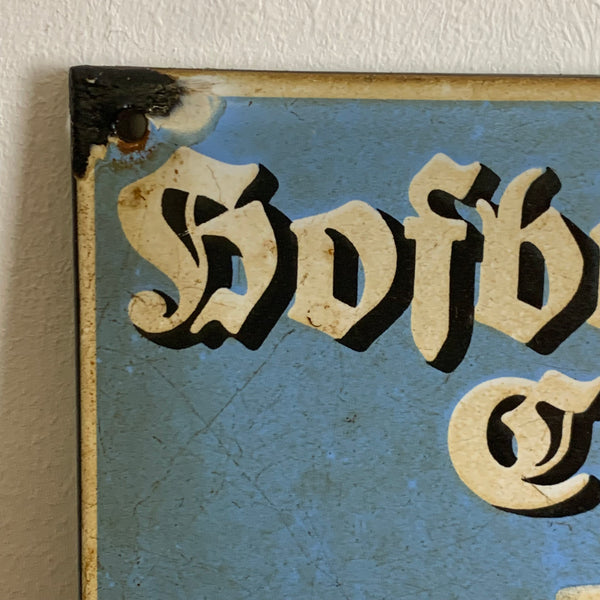 Vintage Emaille Schild Hofbrauhaus Coburg