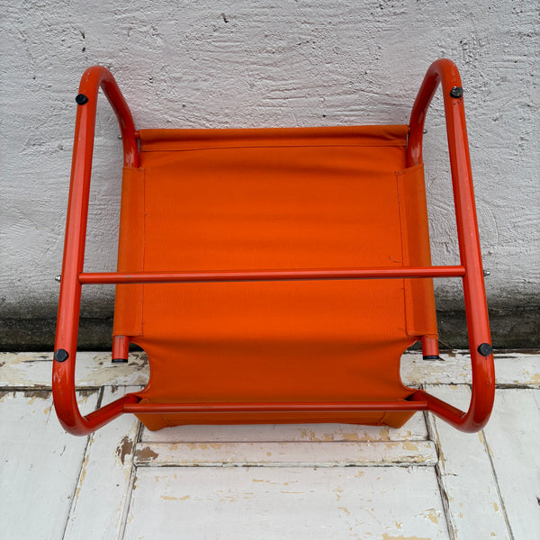 Vintage Lounge Chair Stuns von Jan Dranger und Johan Huldt für Innovator in orange