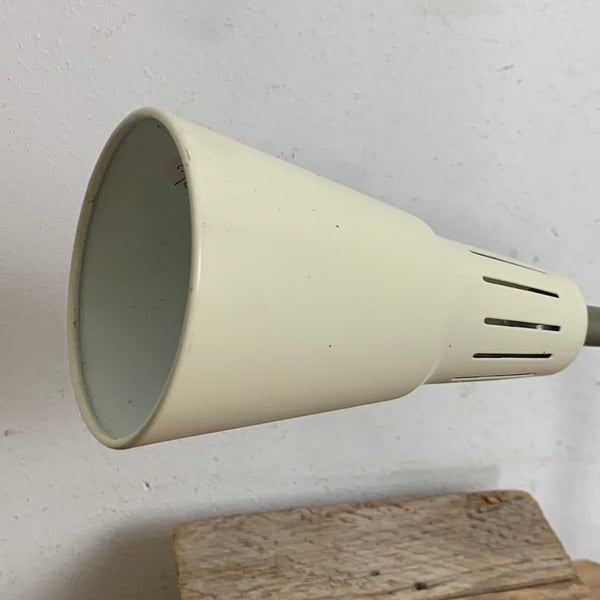 Vintage Schwanenhals Klemm Lampe Kvart von Marianne und Knut Hagberg für Ikea in weiß