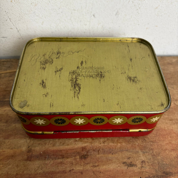 Vintage Blechdose Keksdose Schmetterlings-Dose von Eva Grossberg für Bahlsen