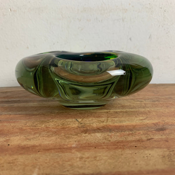 Vintage Murano Schale in vier Farben und Öffnungen