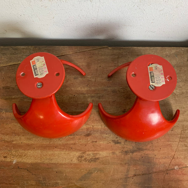 2 vintage Pop Art Garderobenhaken
