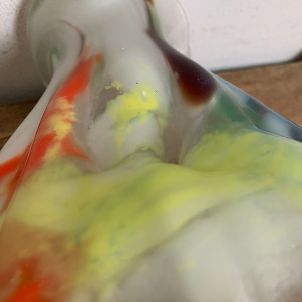 Vintage filigrane bunte Murano Vase