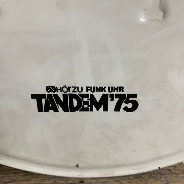 Vintage Blechschild Tandem