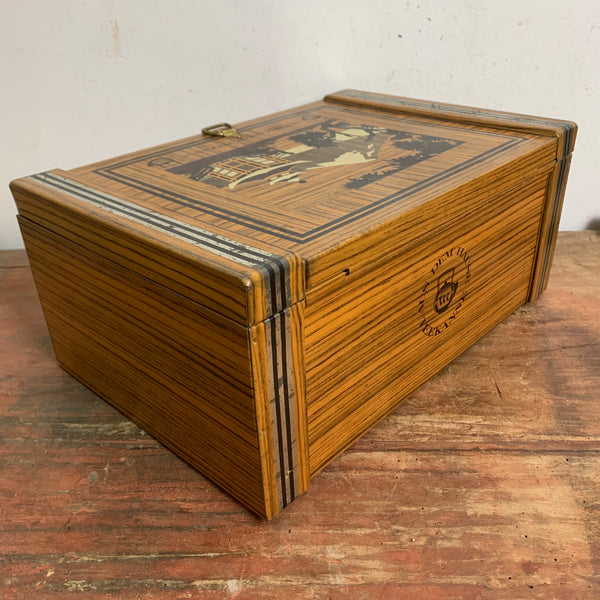 Vintage Blechdose Teekanne