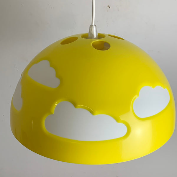 Vintage Wolke Lampe Skojig von Henrik Preutz für Ikea in gelb