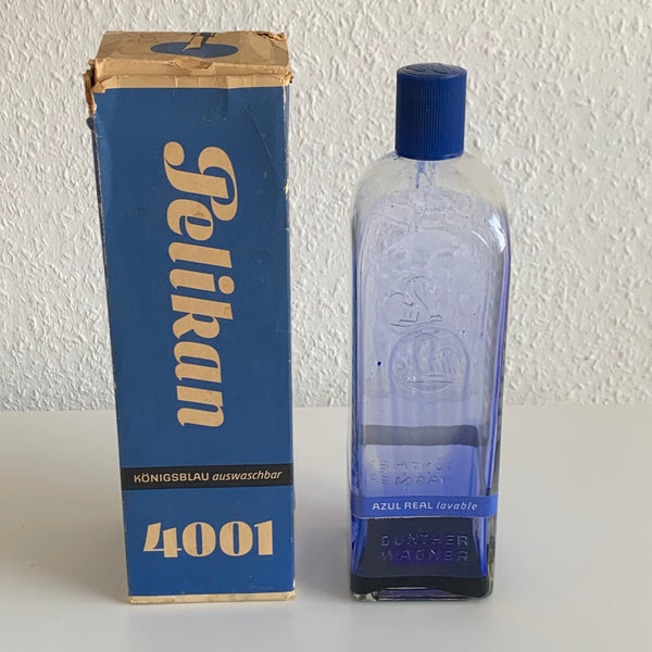 Vintage Flasche Gunther Wagner Tinte von Pelikan
