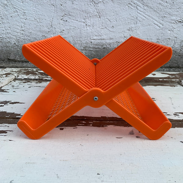 Vintage Geschirrständer von Buchsteiner orange