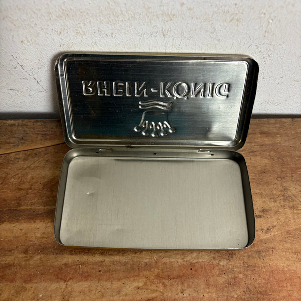 Vintage Blechdose Rhein - König extra
