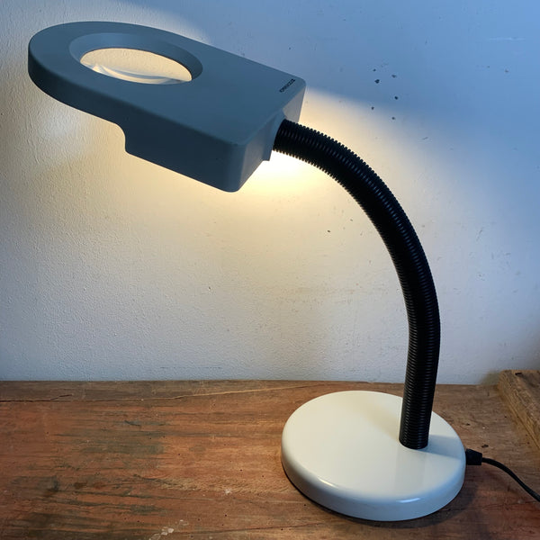 Vintage Schwanenhals Lupenlampe von Eschenbach