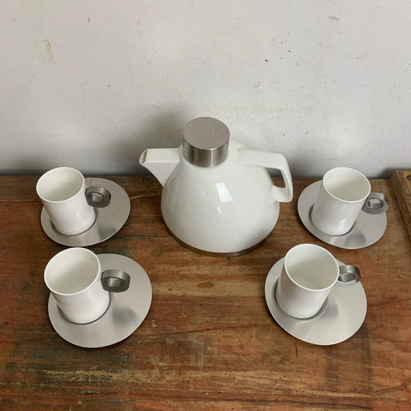 Design Teekanne und 4 Tassen von Nicolas Nicolaou für Magppie