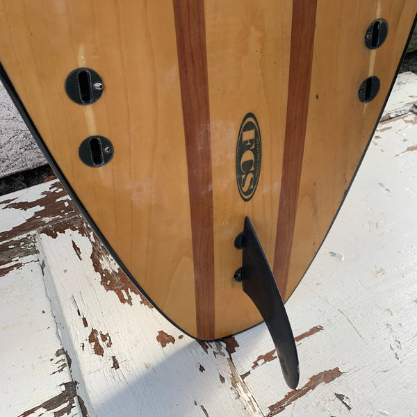 Vintage Wood Surfboard Mini Malibu
