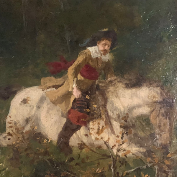 Ölgemälde Der Überfall von Werner Schuch