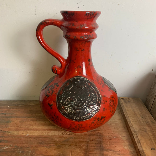 Mid Century Keramik Vase von Scheurich 230-35