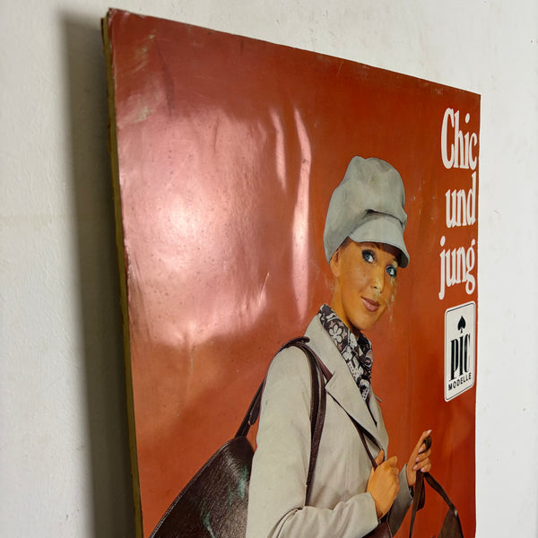 Vintage Plakat Handtaschen Werbung