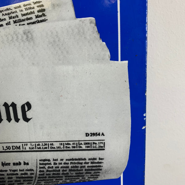 Vintage Aufsteller Frankfurter Allgemeine Zeitung
