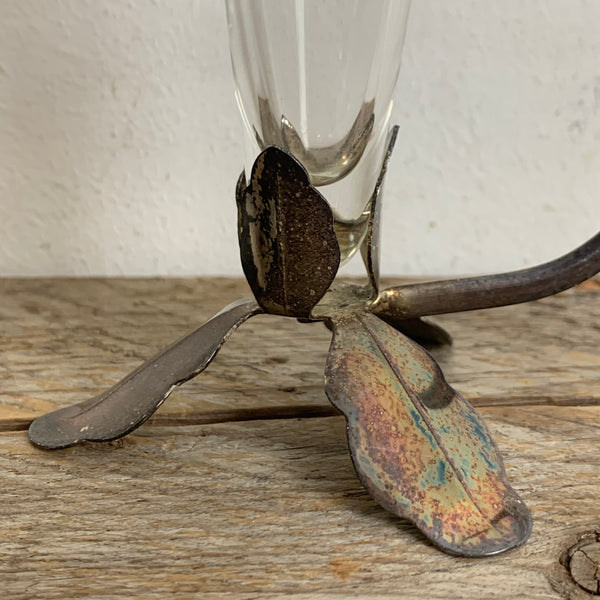 Versilberte Jugendstil Vase