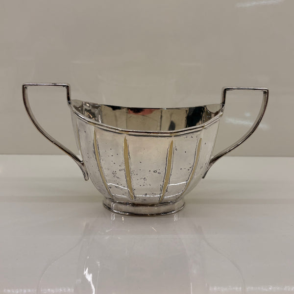 Vintage Art Deco Tee Kaffee Service Harrison Fischer und Co. versilbert