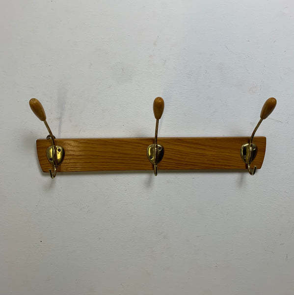Vintage Mid Century Garderobe Hakenleiste