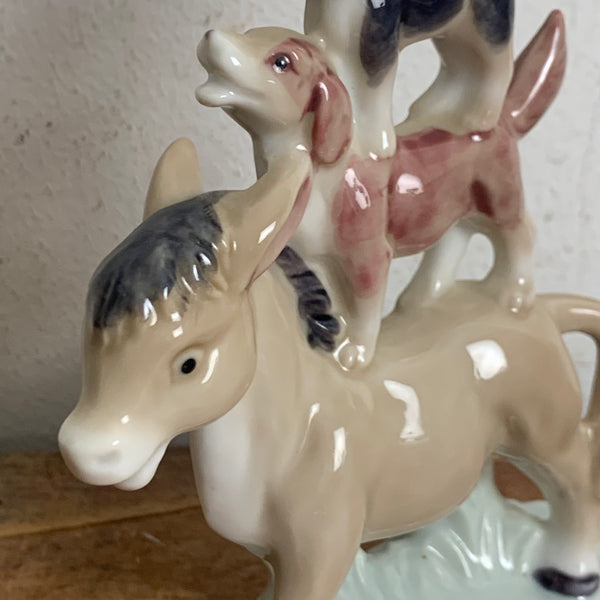 Vintage Porzellan Figur Bremer Stadtmusikanten