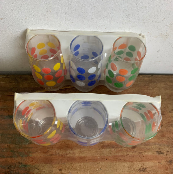 Vintage 70er Jahre Trinkgläser 6er Set