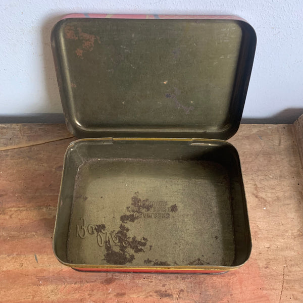Vintage Blechdose Keksdose Schmetterlings-Dose von Eva Grossberg für Bahlsen
