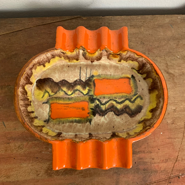 Art Deco Keramik Aschenbecher von Dümler und Breiden