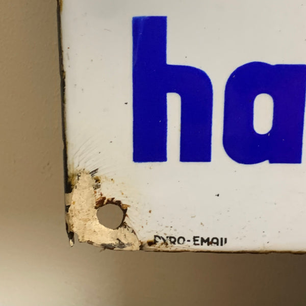 Vintage Emaille Schild Küpperbusch Sparherde haben Weltruf