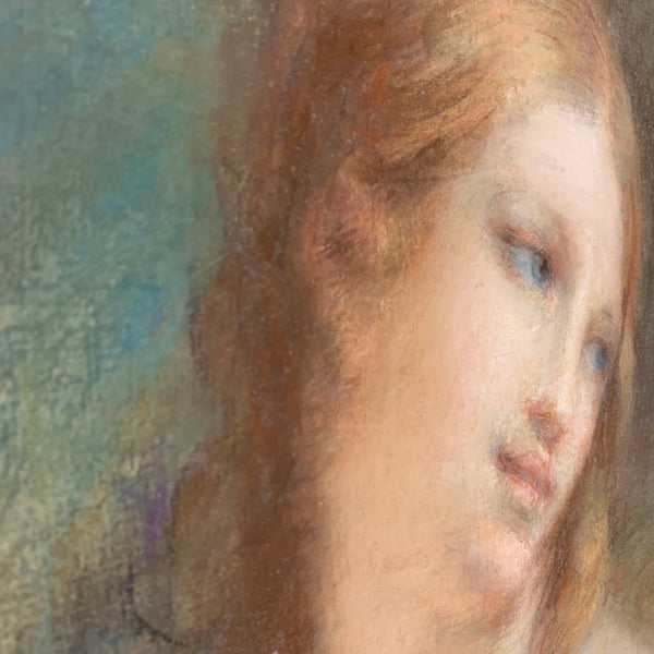 Ausschnitt als Akt nach dem Gemälde Innocence Choosing Between Love and Riches von Pierre-Paul Prud'hon