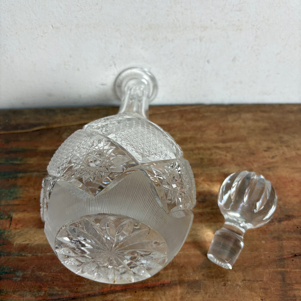 Vintage Bleikristall Karaffe