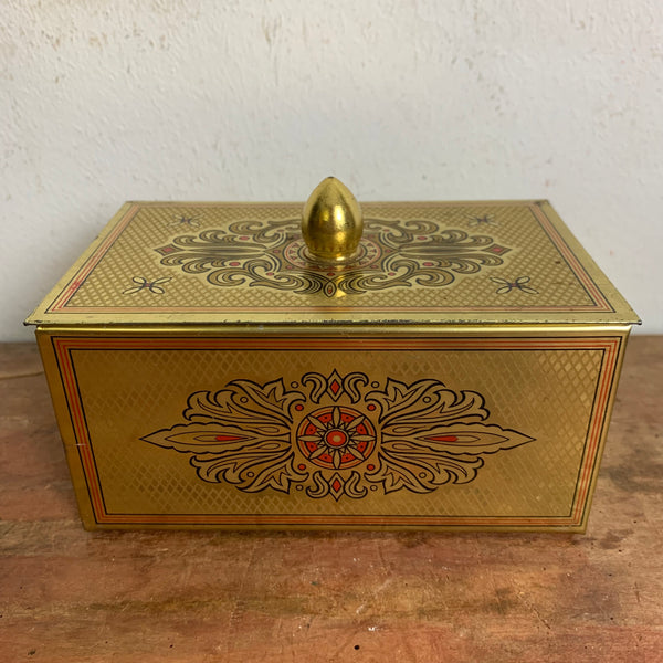 Vintage Blechdose Brücken Kaffee