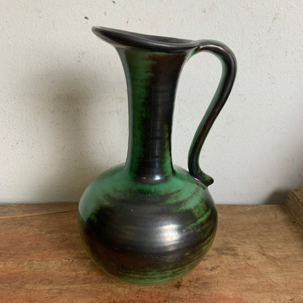 Vintage Bauhaus Keramik Vase von Ermann Meissen