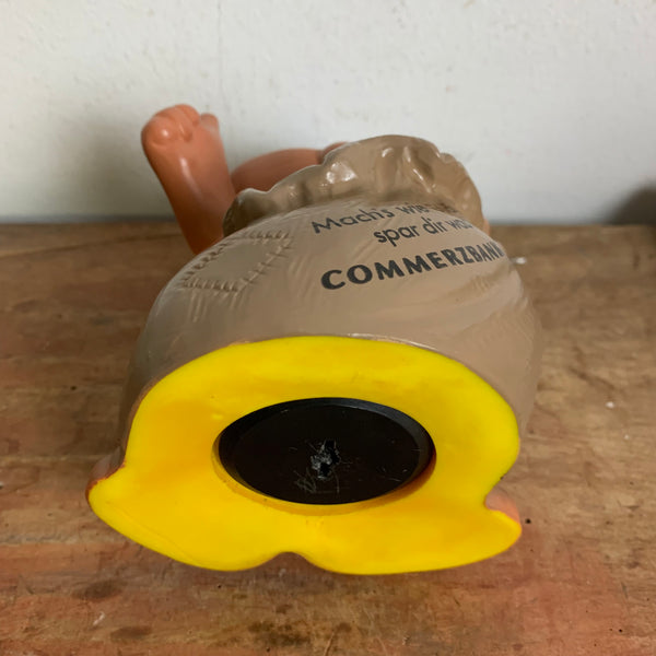 Vintage Spardose Hamster Goldi Commerzbank
