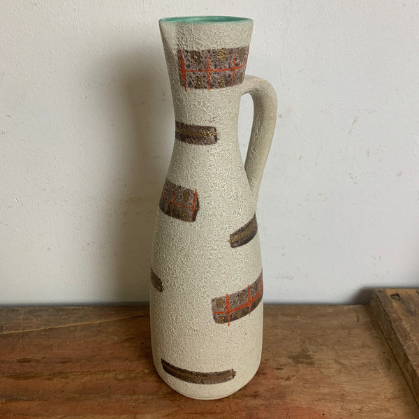Vintage Mid Century Keramik Vase von Jasba 220-28