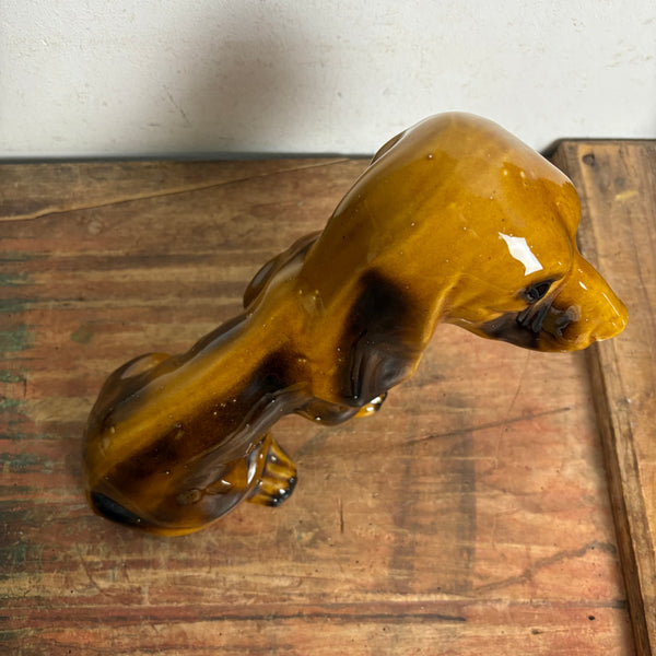 Vintage Keramikfigur Basset Hound 4210
