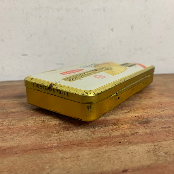Vintage Tabak Blechdose WK Goldblatt