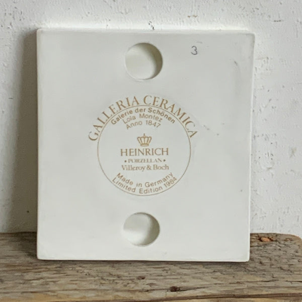 Galerie der Schönen Lola Montez Villeroy und Boch - Heinrich Porzellan