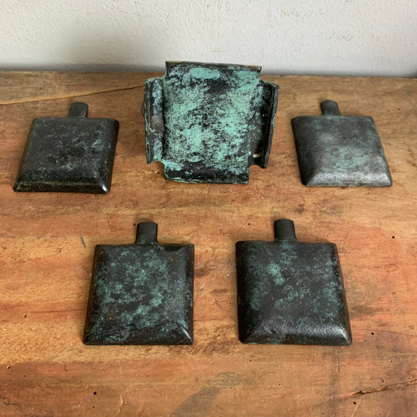 Mid Century Aschenbecher Set im Halter