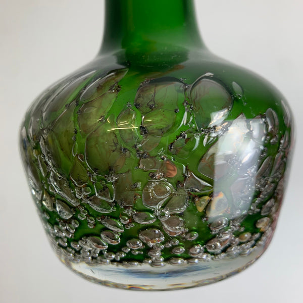 Vintage Glas Vase von Wiedmann für Gral Glas