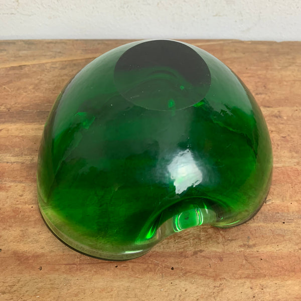 Vintage Mid Century Murano Aschenbecher grün