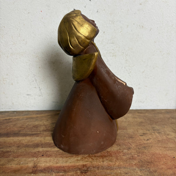 Vintage Bozener Thun Engel braun gold