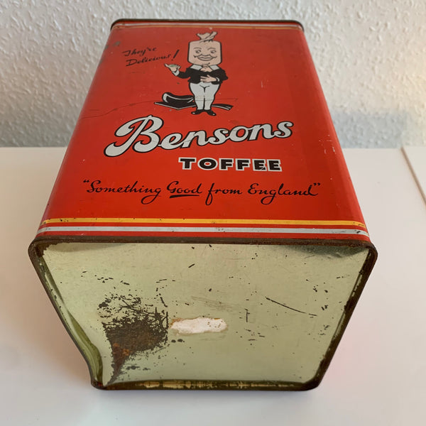 Vintage Blechdose Royal Fruit Drops von Bensons Toffee