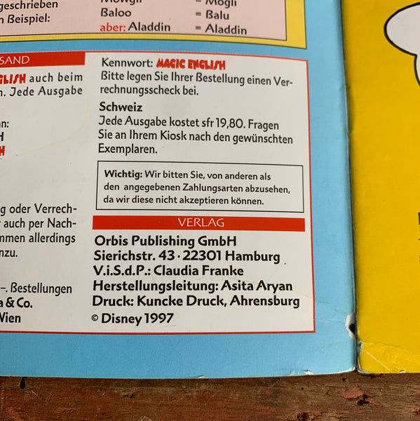Magic English 34 VHS Video Kassetten und Hefte Collection