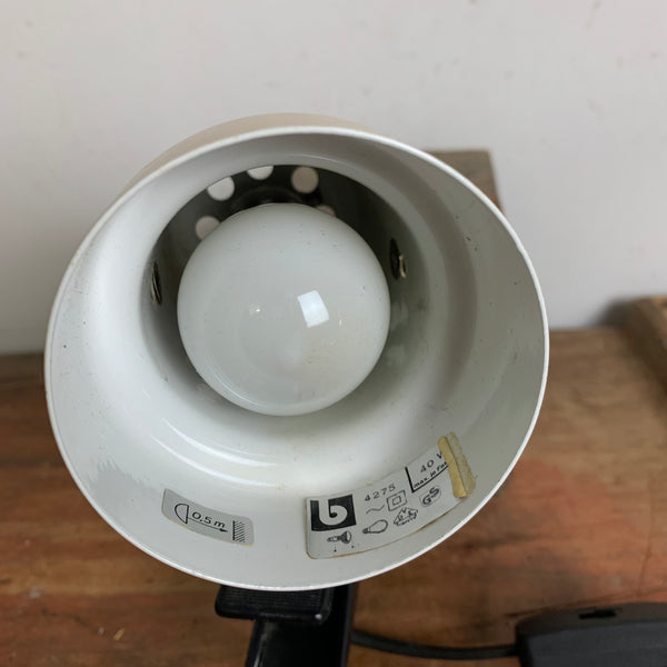 Vintage Klemm Lampe Spot von B Leuchten